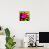 Blooming Garden Symphony Poster (Thuiskantoor)
