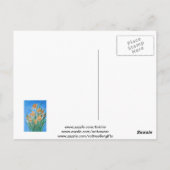 Blooming Golden Daffodils Bold Line Art Briefkaart (Achterkant)