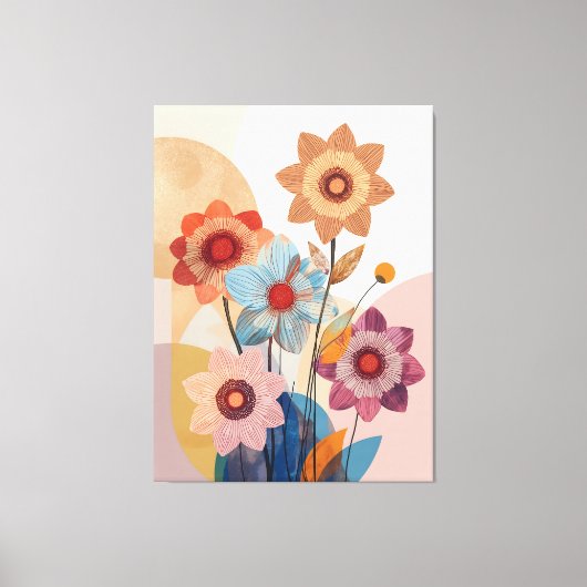 Blooming Harmony Canvas Afdruk (Voorkant)