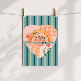 Blooming Heart Poster