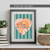 Blooming Heart Poster