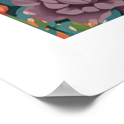 Blooming Heart Poster (Hoek)