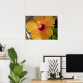 Blooming Hibiscus Framed Print (Thuiskantoor)