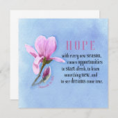 Blooming Hope (Voorkant / Achterkant)