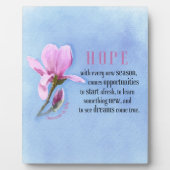 Blooming Hope Fotoplaat (Voorkant)
