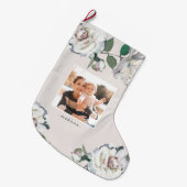 Blooming Joy Bloemen Foto Kerstkous Grote Kerstsok (Voorkant (Hangend))