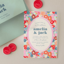 Blooming Joy Bold Bright Floral Garden Wedding