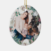 Blooming Joy Floral Christmas Foto Ornament (Rechts)