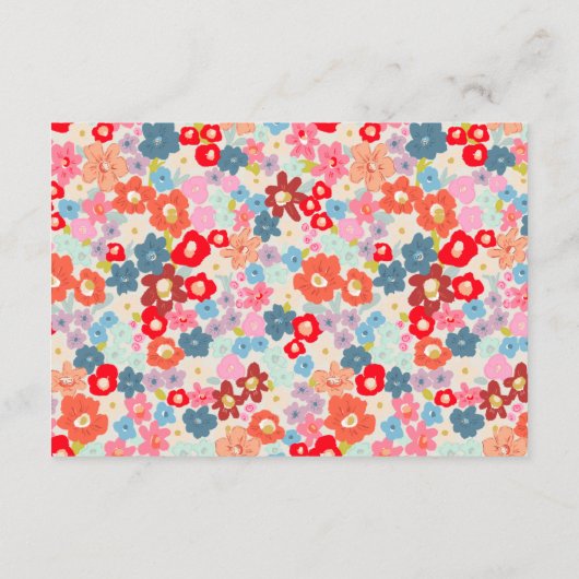 Blooming Joy Trouwkleding Kleurenpalet Informatiekaartje (Achterkant)