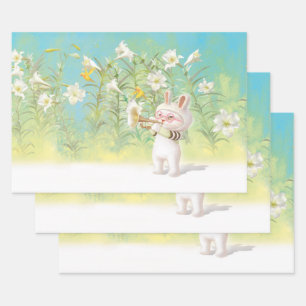 Blooming Lily Inpakpapier Vel