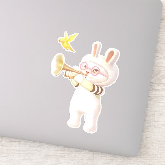 Blooming Lily Sticker (Detail)