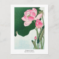 Blooming lotusbloemen - Ohara Koson - VintageArt