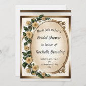 Blooming Love - Custom Bridal shower Invitations (Devant / Derrière)