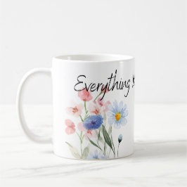 Blooming Love: Oil Painting Floral Mug - Everythin Koffiemok