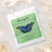 Blooming Love Spread Wildflower Seeds Favor Bag Bedankzakje (Geknipt)