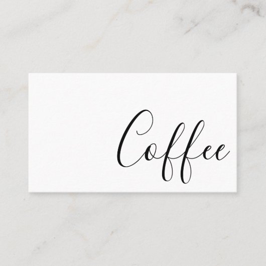 Blooming Loyalty Coffee Punch Loyalty Card (Voorkant)