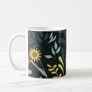 Blooming Meadow Trendy naadloos design Koffiemok