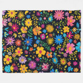Blooming Mooi design 60x80 Fleece Deken (Voorkant (Horizontaal))