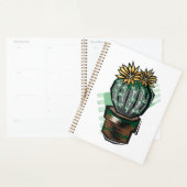 Blooming Potted Cactus Succulent Plant (Devant avec enveloppe)
