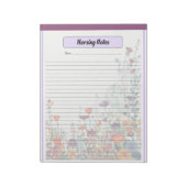 Blooming Purple Garden_ Bloc-notes de notes de soi (Tourné)