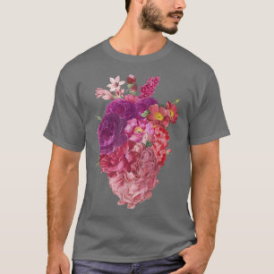 Blooming Rozen Hart Funny Gardener Gardening T-shirt