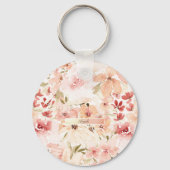 Blooming Spring Flowers Sleutelhanger (Voorkant)