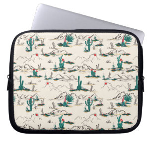 Blooming Succulents Patroon Laptop Sleeve
