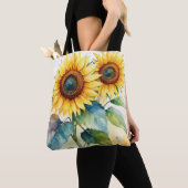 Blooming Sunshine Canvas Canvas tas (Dichtbij)
