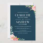 Blooming van chemicaliën | Uitnodiging tot weddens (Voorkant)