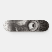 Blooming Vision: de Abstracte skateboard kunst van (Horizontaal)