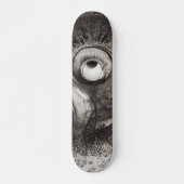 Blooming Vision: de Abstracte skateboard kunst van (Voorkant)