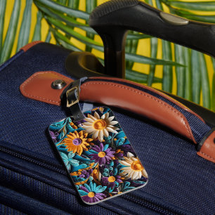 Blooming Wanderlust: Quilled Floral Paper Art Bagagelabel