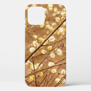 Blooming wille takken in de lente, seizoensgebonde iPhone 12 hoesje