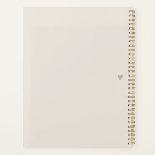 Blooming Wonder Planner (Achterkant)