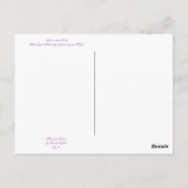 Bloomings uit Californië: Fragrant Pitcher Sage Briefkaart (Achterkant)