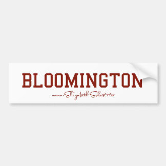 Bloomington-Bumpersticker Bumpersticker