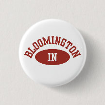 Bloomington Indiana Button- College Football Speld