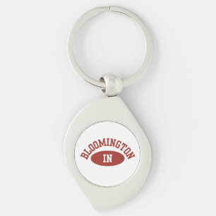 Bloomington Indiana Knopje - College Football Spel Sleutelhanger