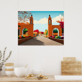 Bloomington Indiana-Poster Poster (Keuken)