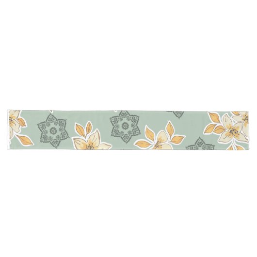 Blooms and Mandalas Table Runner Lange Tafelloper (Horizontaal)