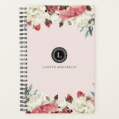 Blooms botaniques Rose Vintage Monogramme Planific (Devant)