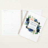 Blooms Chics | Romantic Navy et Blush Motif (Devant avec enveloppe)