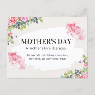 Blooms of Love: Digitale Groeten voor Mam Feestdagenkaart