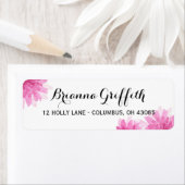 Blooms peints | ÉTIQUETTE DE ADRESSE (En situation)