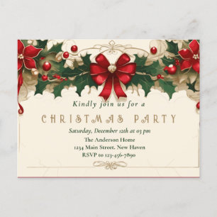 Blooms vintages : Invitation rétro à Noël