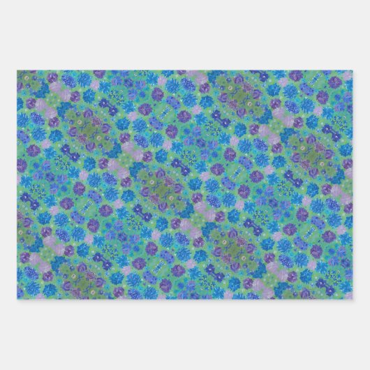 Bloomstruck Bloemen Wrapping Papier Inpakpapier Vel (Voorkant 2)