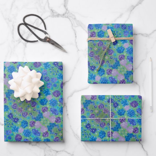 Bloomstruck Bloemen Wrapping Papier Inpakpapier Vel (Voorkant)