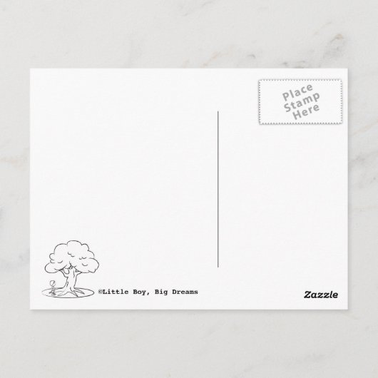 Bloomstructuur Briefkaart (Achterkant)