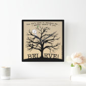 Bloomstructuur Vierkante Klok (Huis)