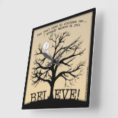 Bloomstructuur Vierkante Klok (Hoek)